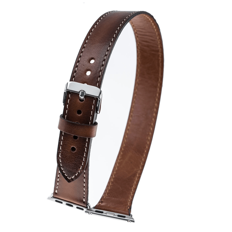 Lancaster Double Tour Classic Apple Watch Leather Straps Bouletta