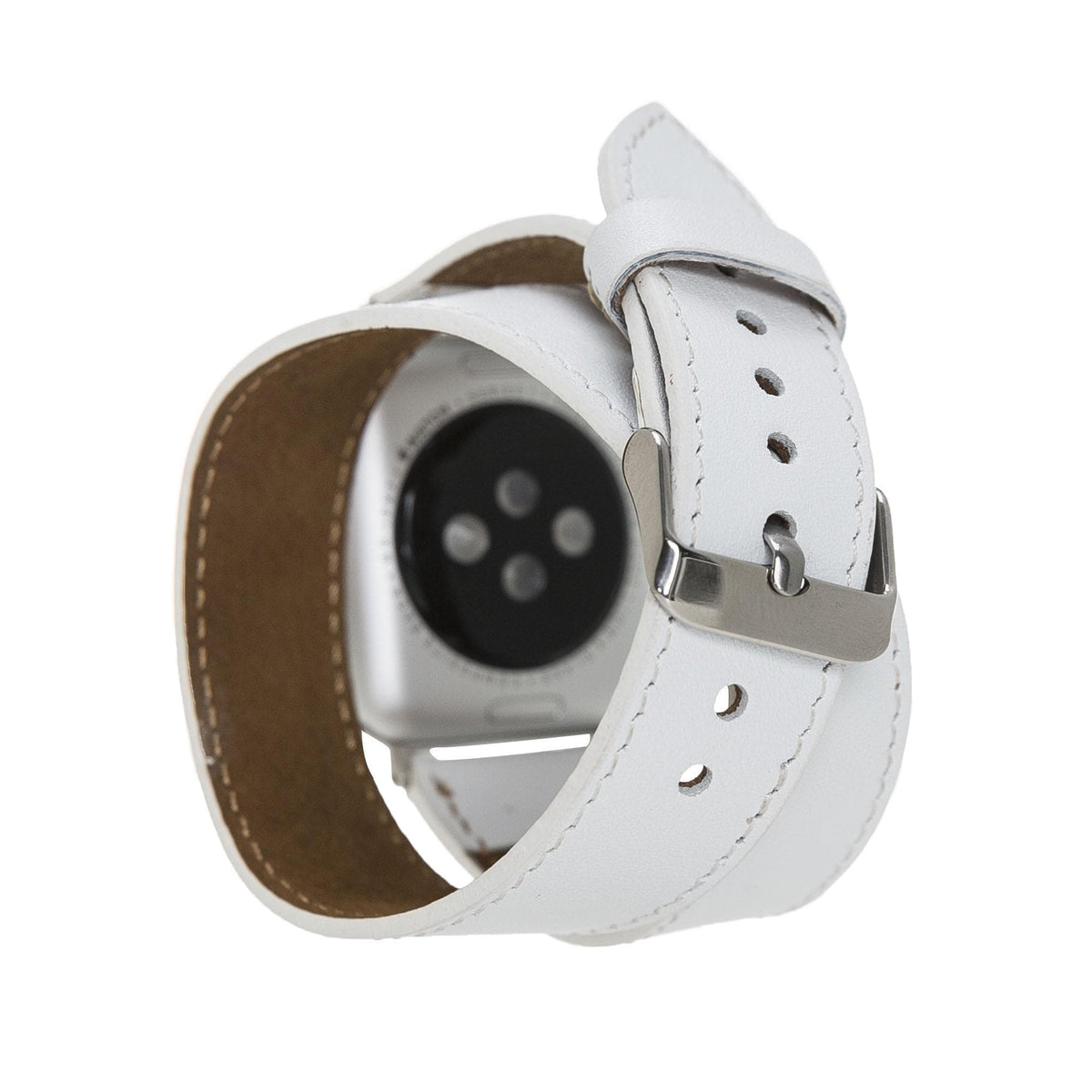 Lancaster Double Tour Classic Apple Watch Leather Straps Bouletta