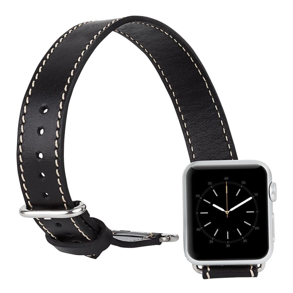 Lancaster Double Tour Classic Apple Watch Leather Straps Bouletta