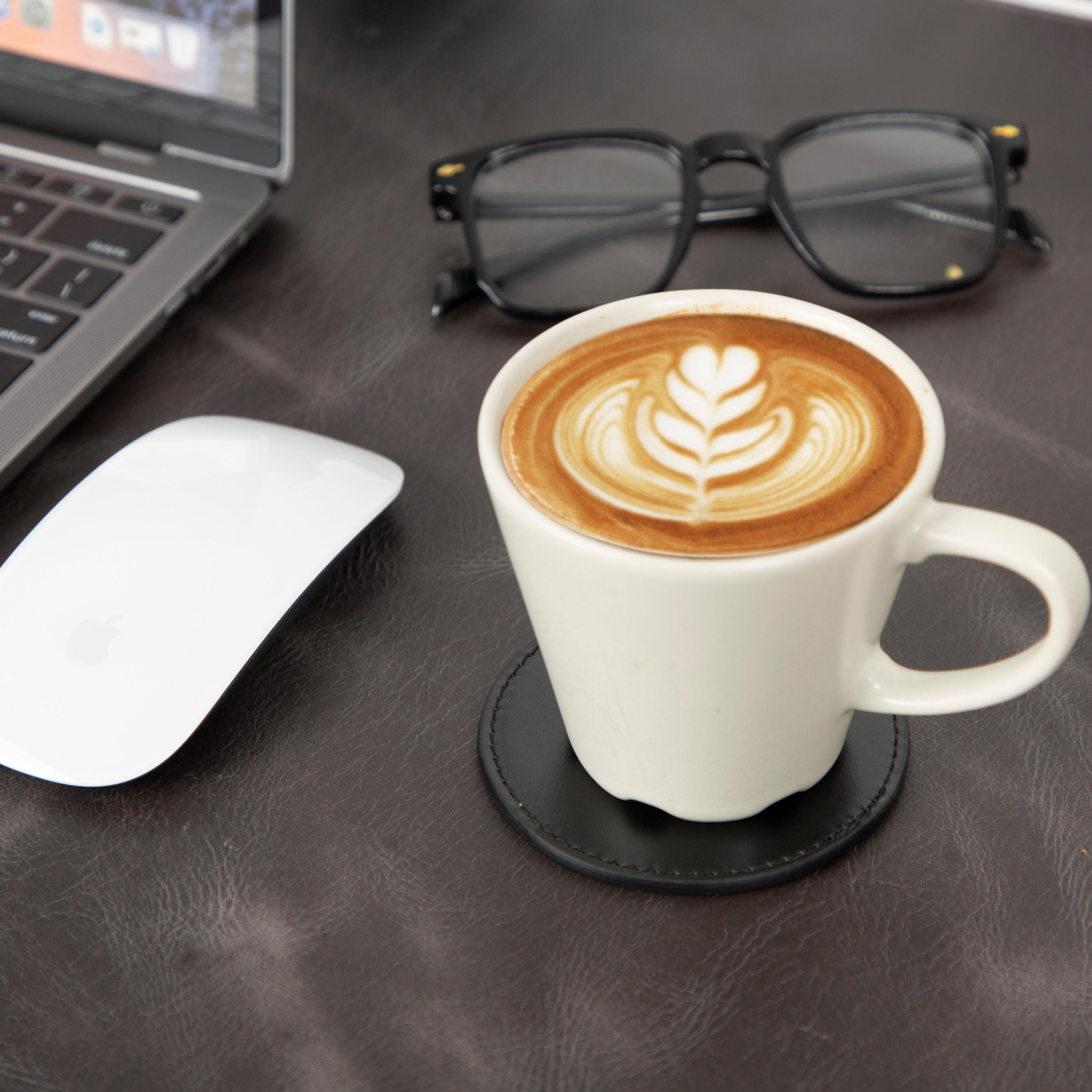 Lavion Leather Cup Coaster Set Bouletta