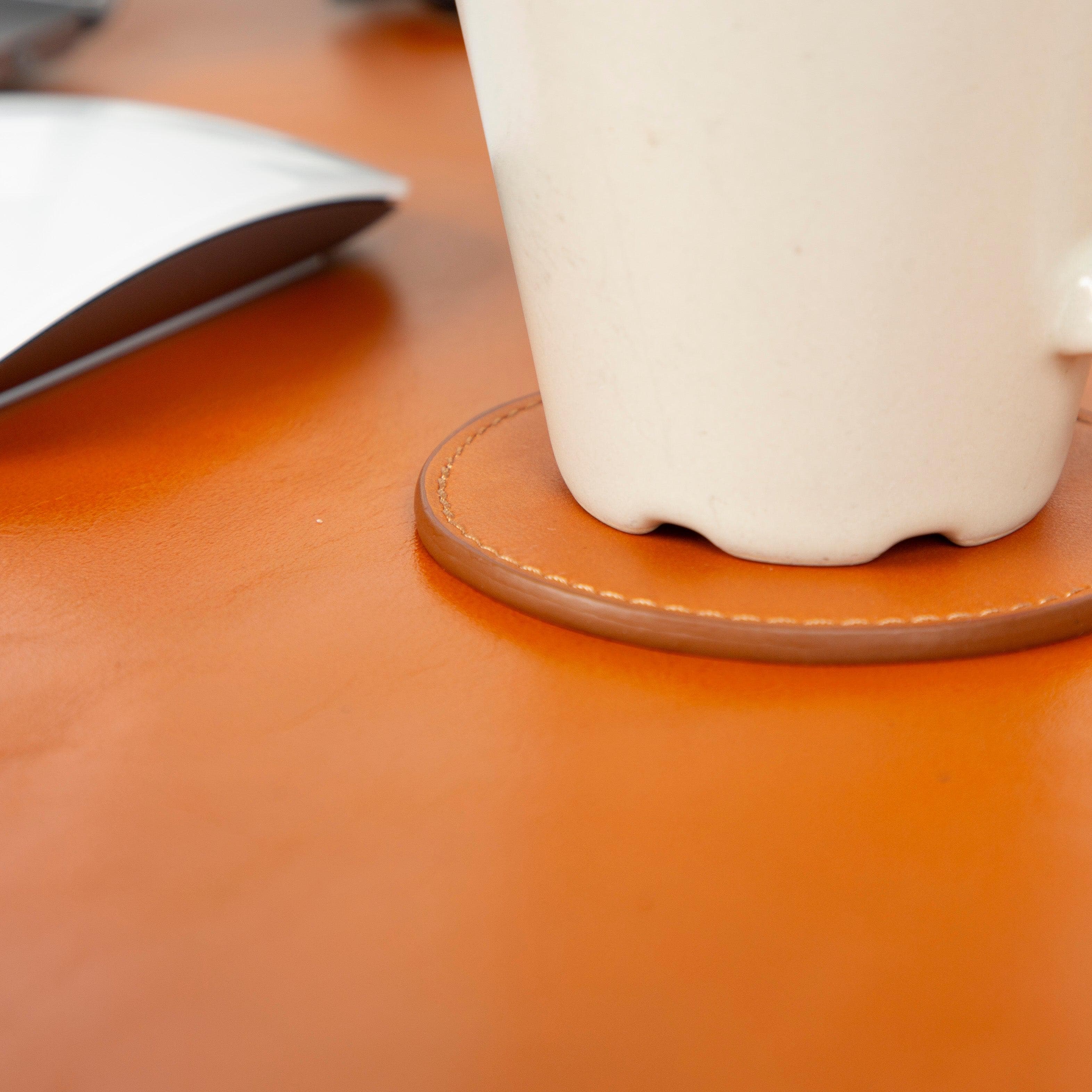 Lavion Leather Cup Coaster Set Bouletta