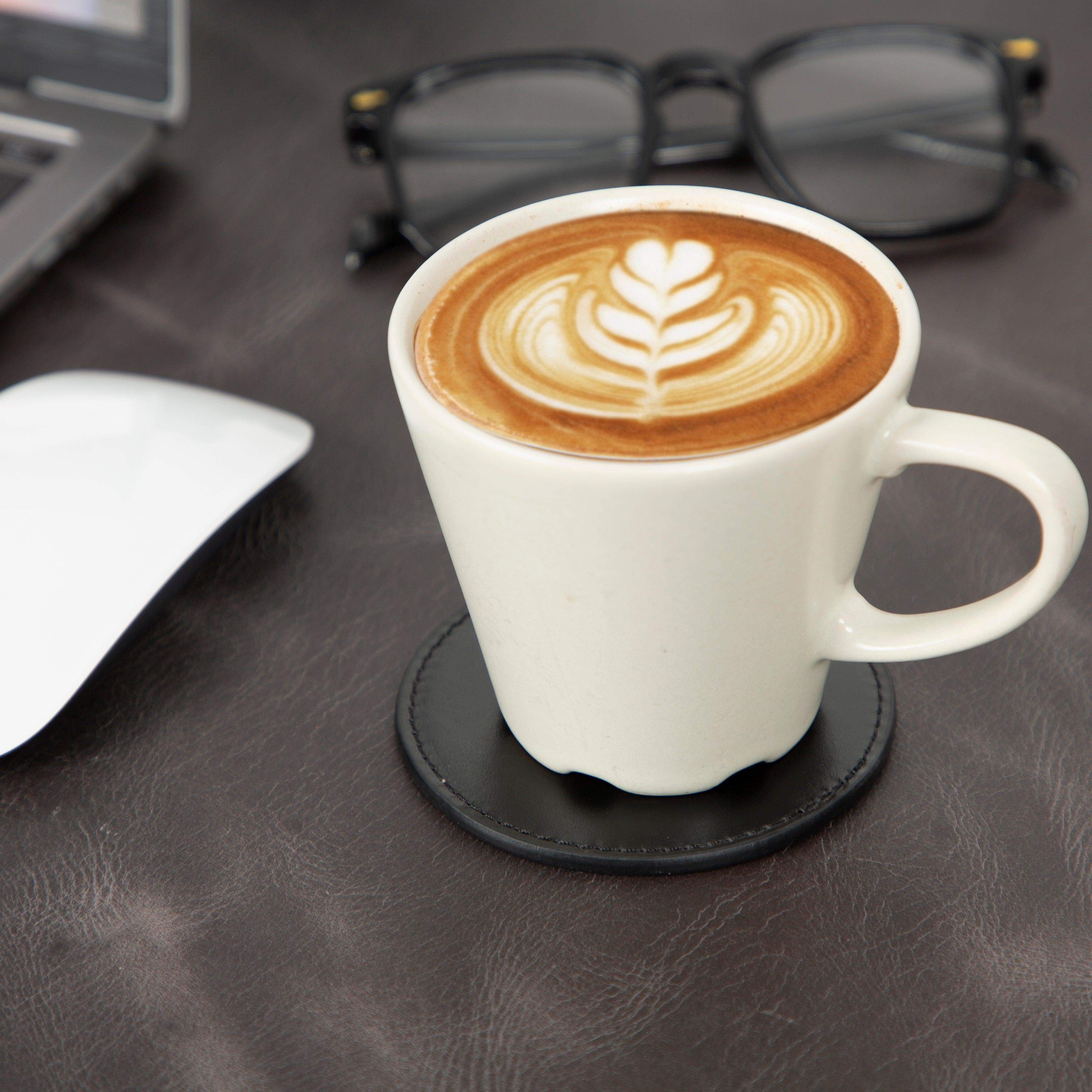 Lavion Leather Cup Coaster Set Bouletta