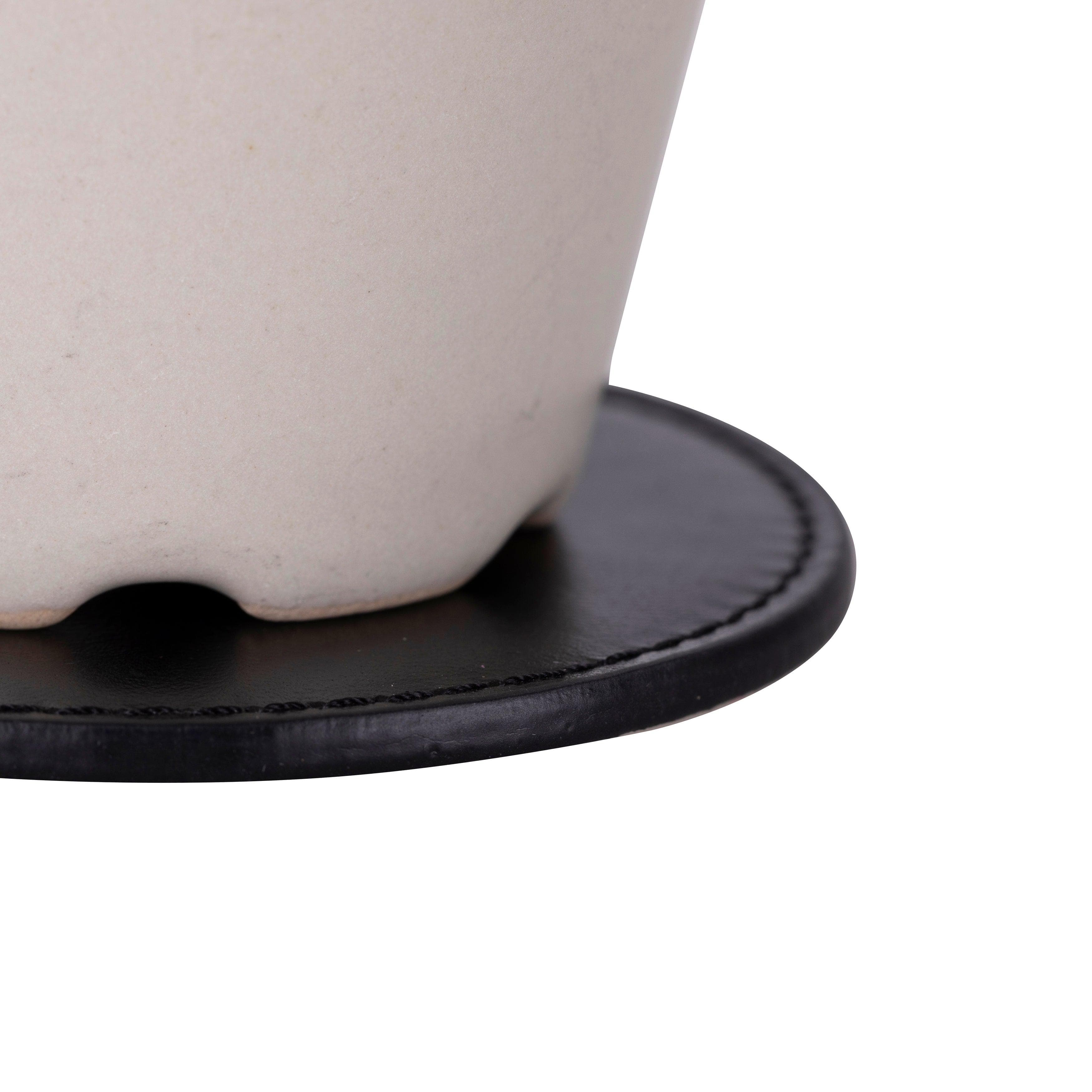 Lavion Leather Cup Coaster Set Bouletta