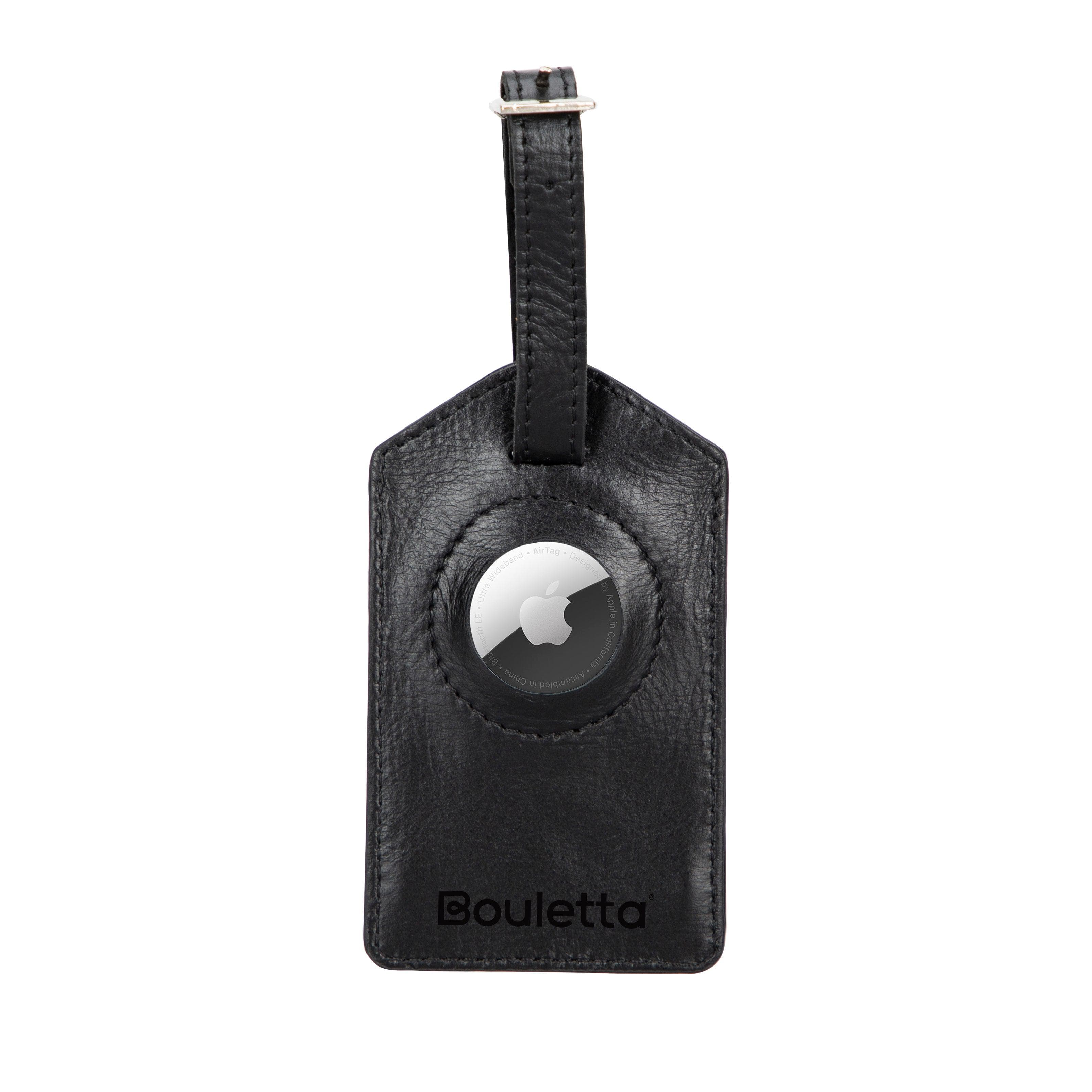 Leather Airconrad Luggane Tag Black Bouletta