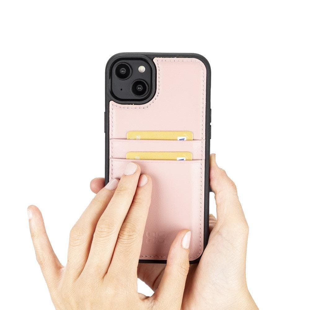 Leather Case for iPhone 15 Series with Card Holder Bouletta LTD