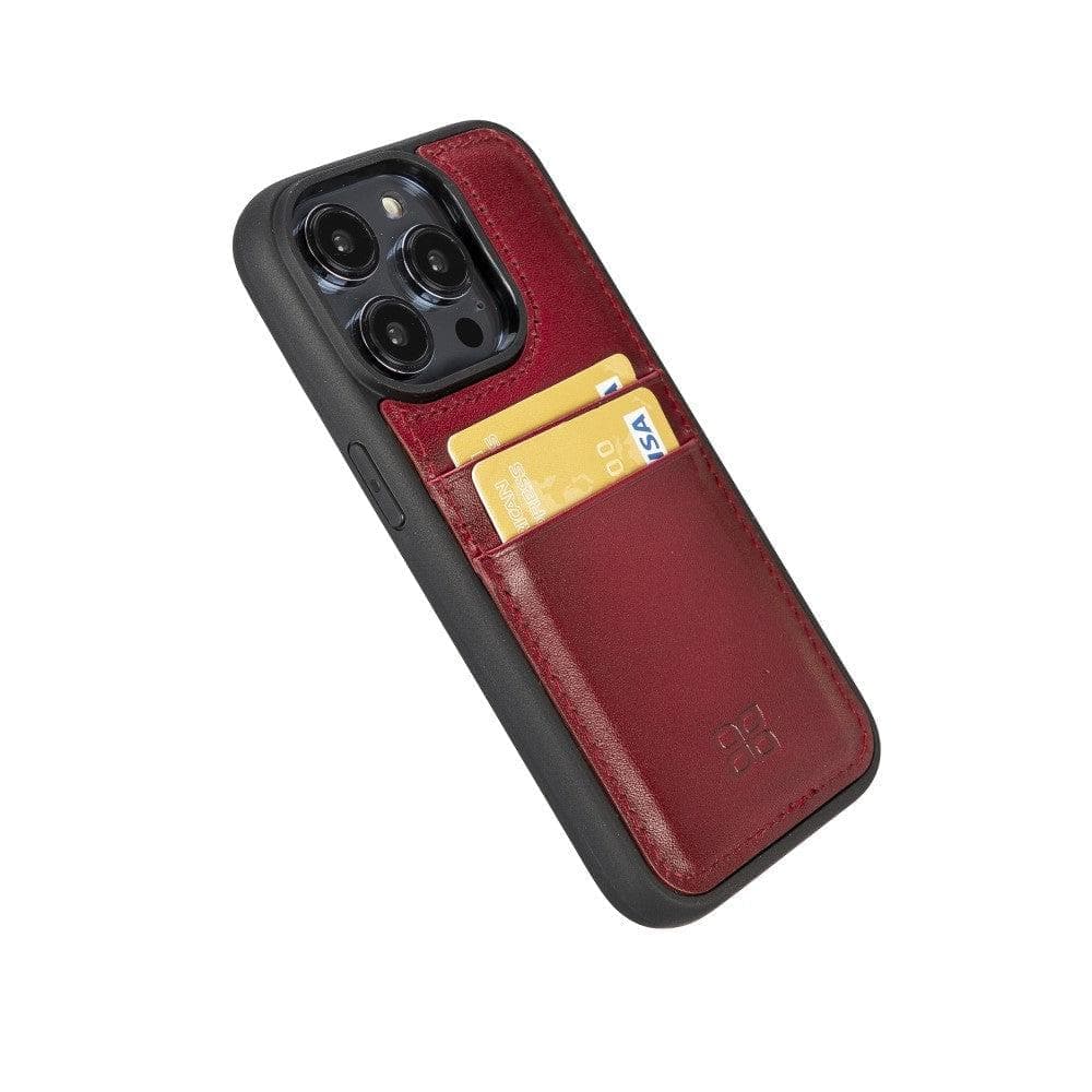 Leather Case for iPhone 15 Series with Card Holder Bouletta LTD