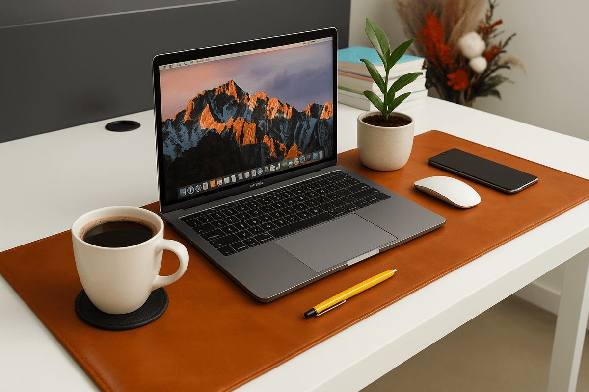 Leather Desk Mat (97 cm X 40 cm) Bouletta