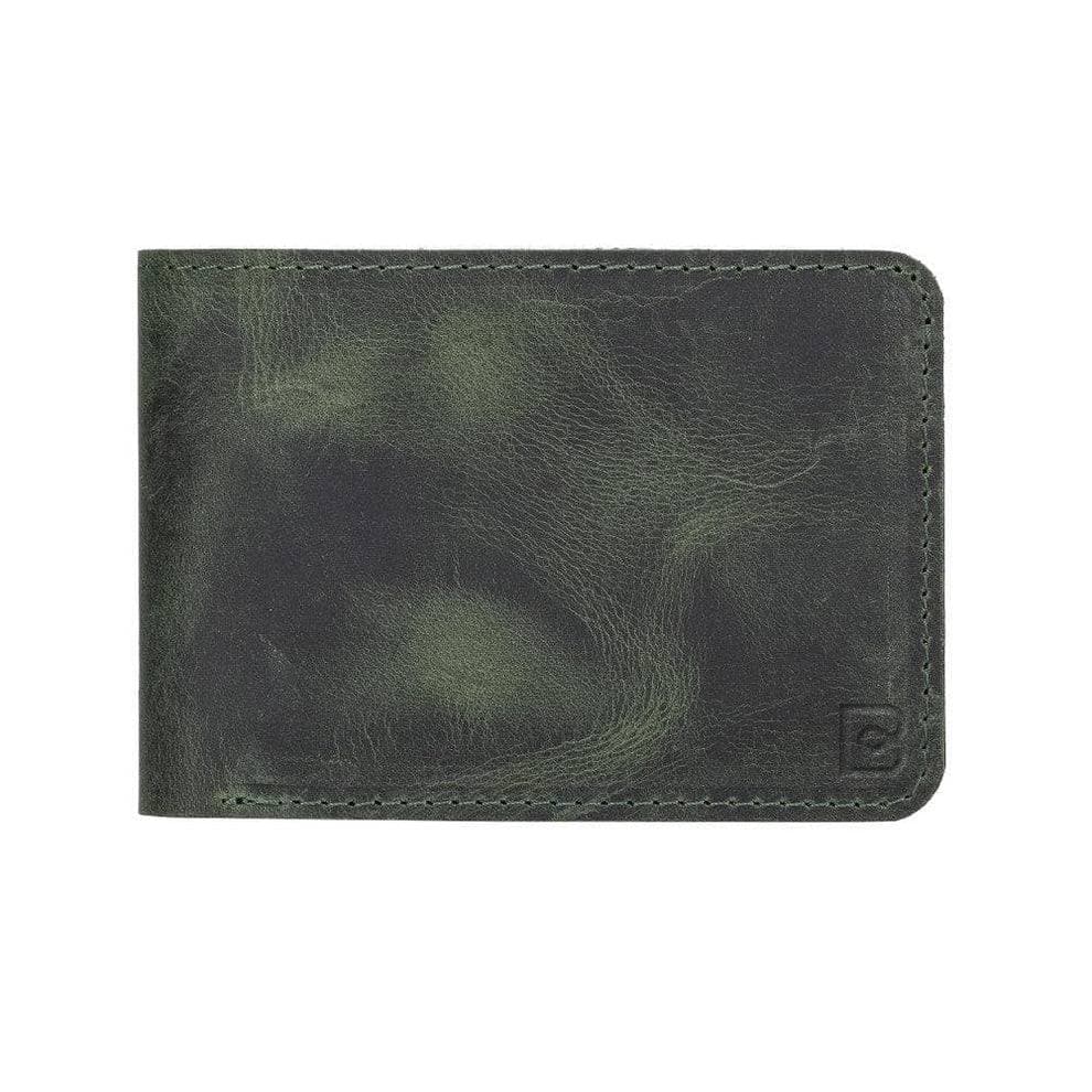 Leather Franco Wallet - Green Green Bouletta