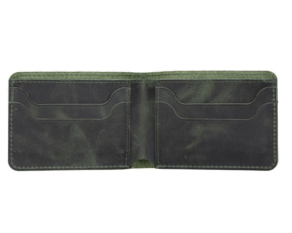 Leather Franco Wallet - Green Green Bouletta