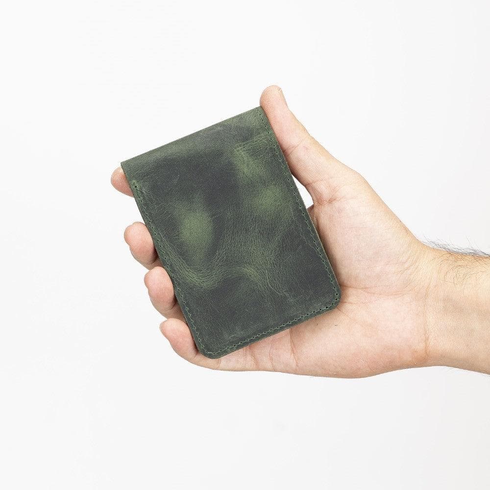 Leather Franco Wallet - Green Green Bouletta