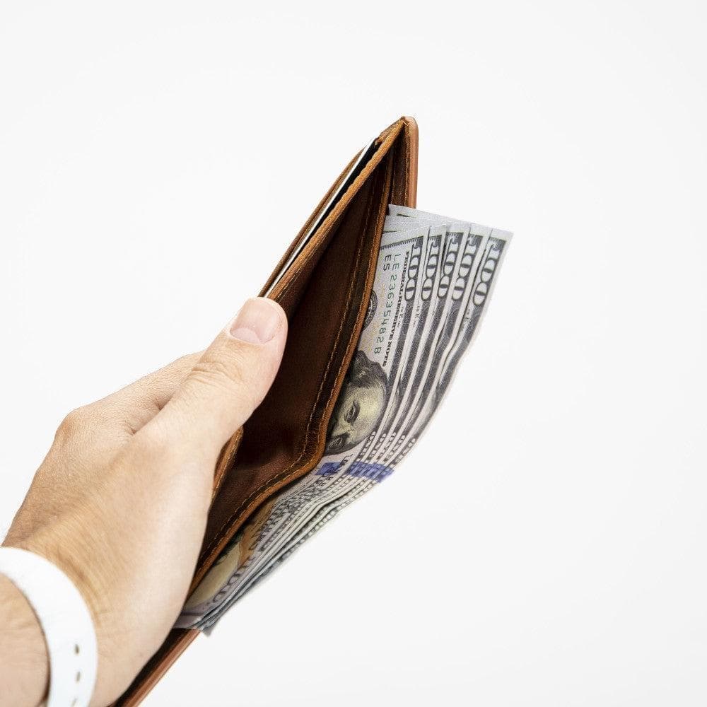 Leather Franco Wallet - Red Red Bouletta