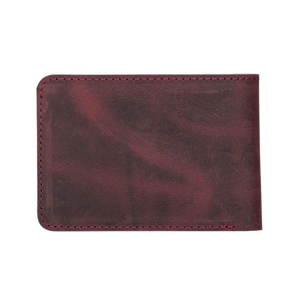 Leather Franco Wallet - Red Red Bouletta