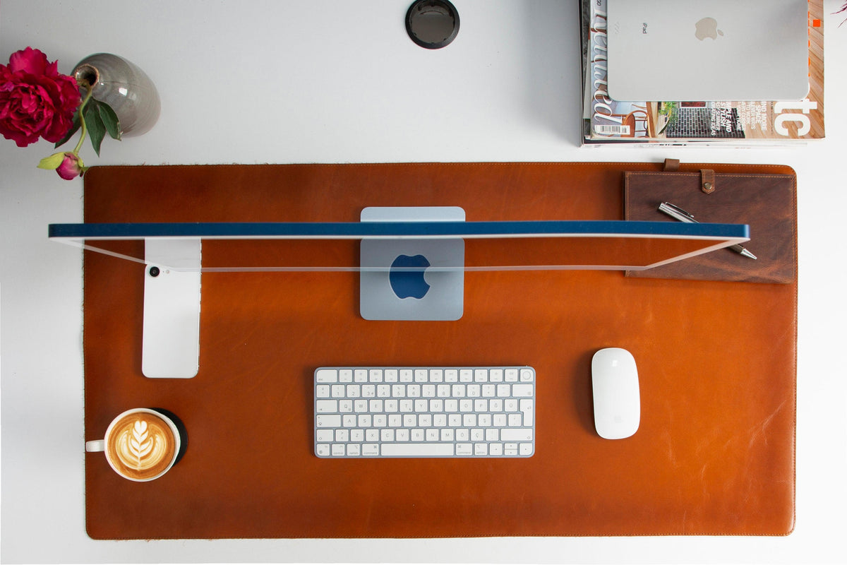 Leather Natural Desk Mat (91 cm x 48 cm) Bouletta