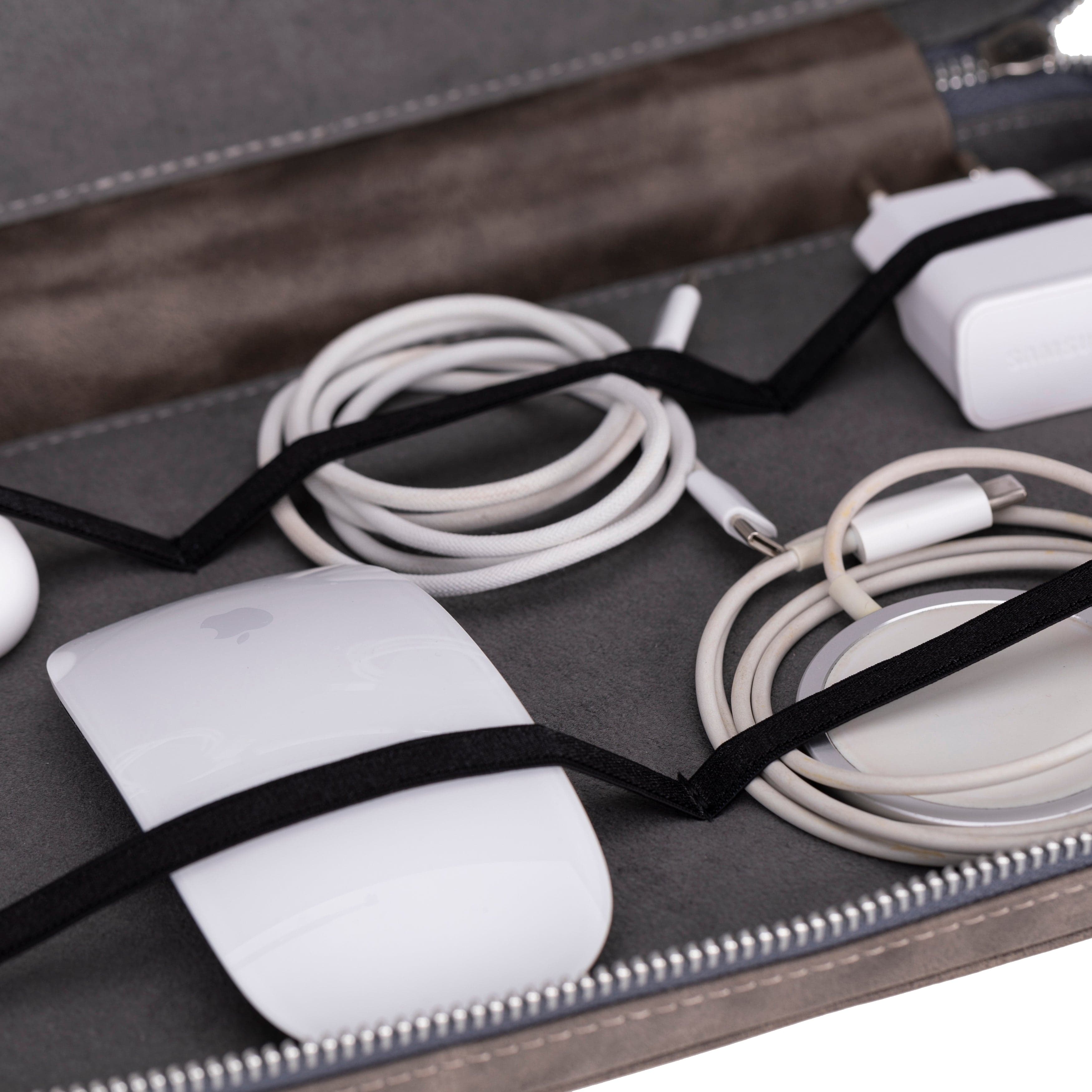 Leather Travel Cable Organizer Bouletta