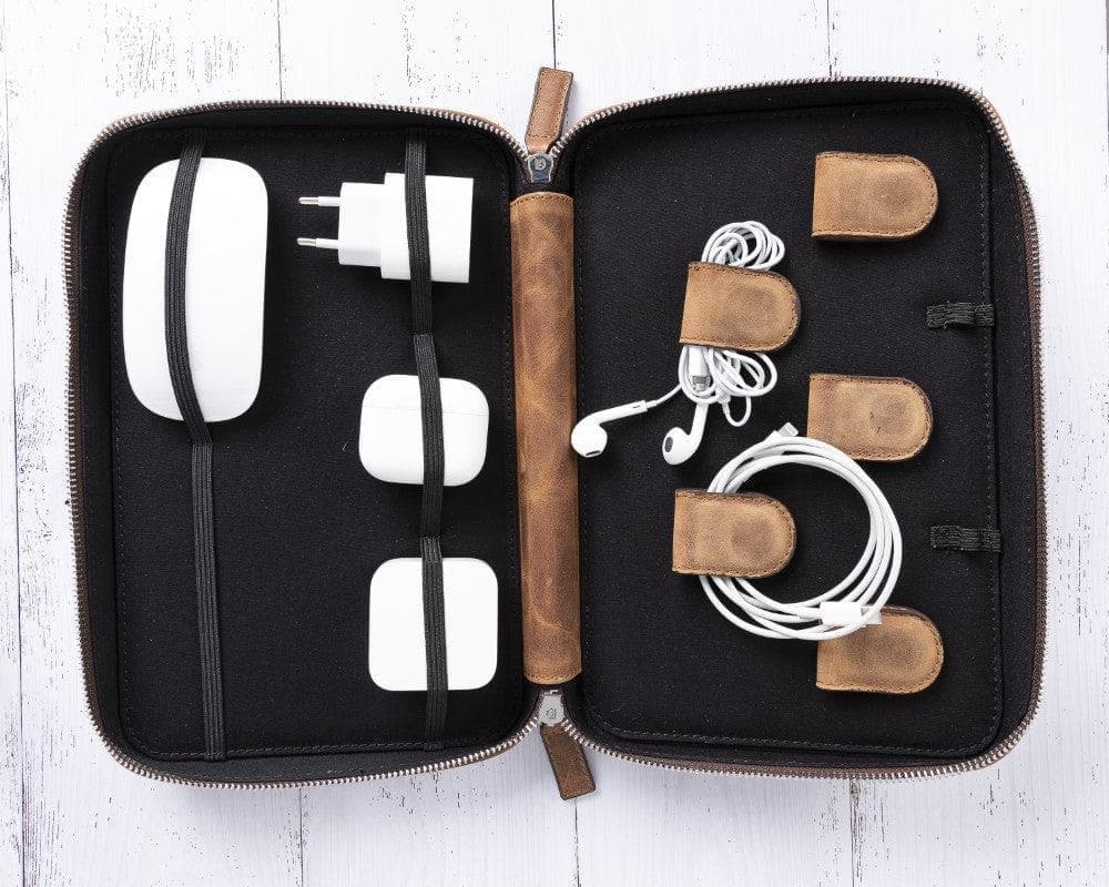 Leather Travel Cable Organizer Bouletta LTD