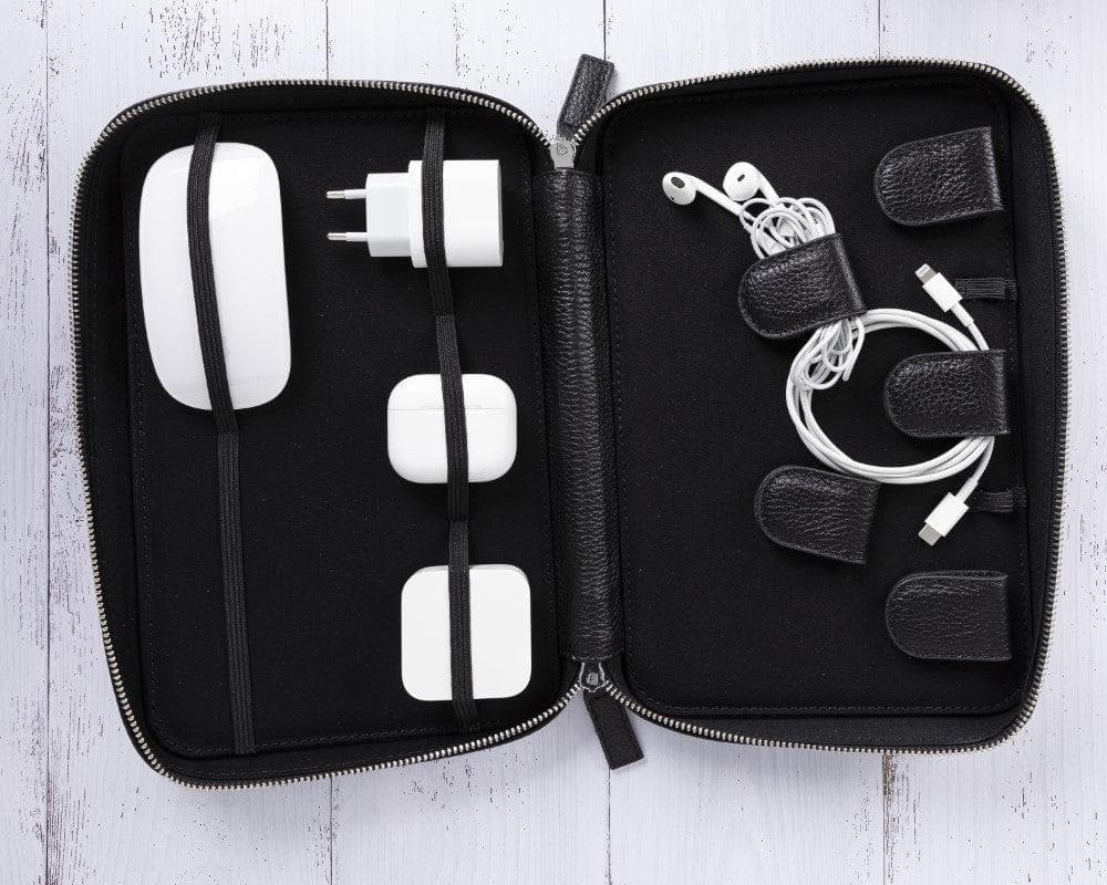 Leather Travel Cable Organizer Bouletta