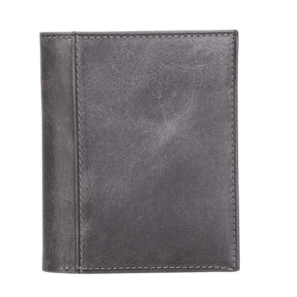 Leather Yetta Card Holder - Black Black Bouletta