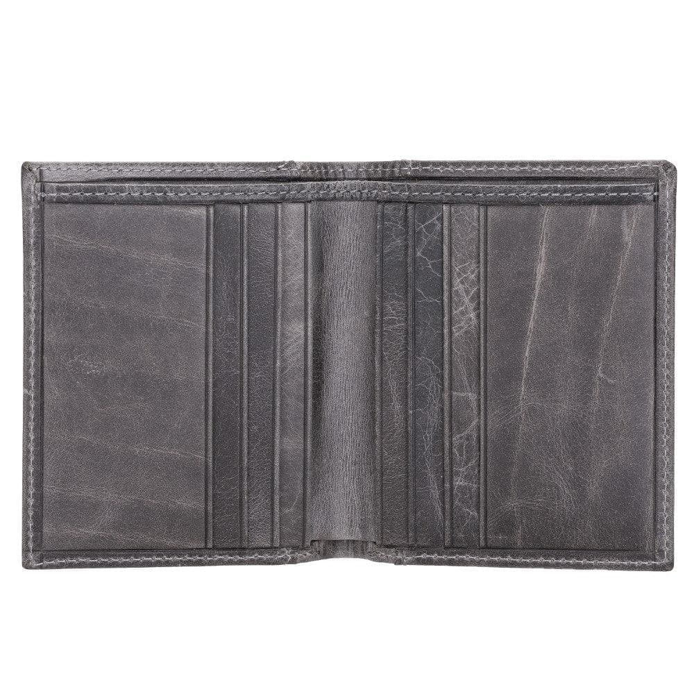 Leather Yetta Card Holder - Brown Brown Bouletta