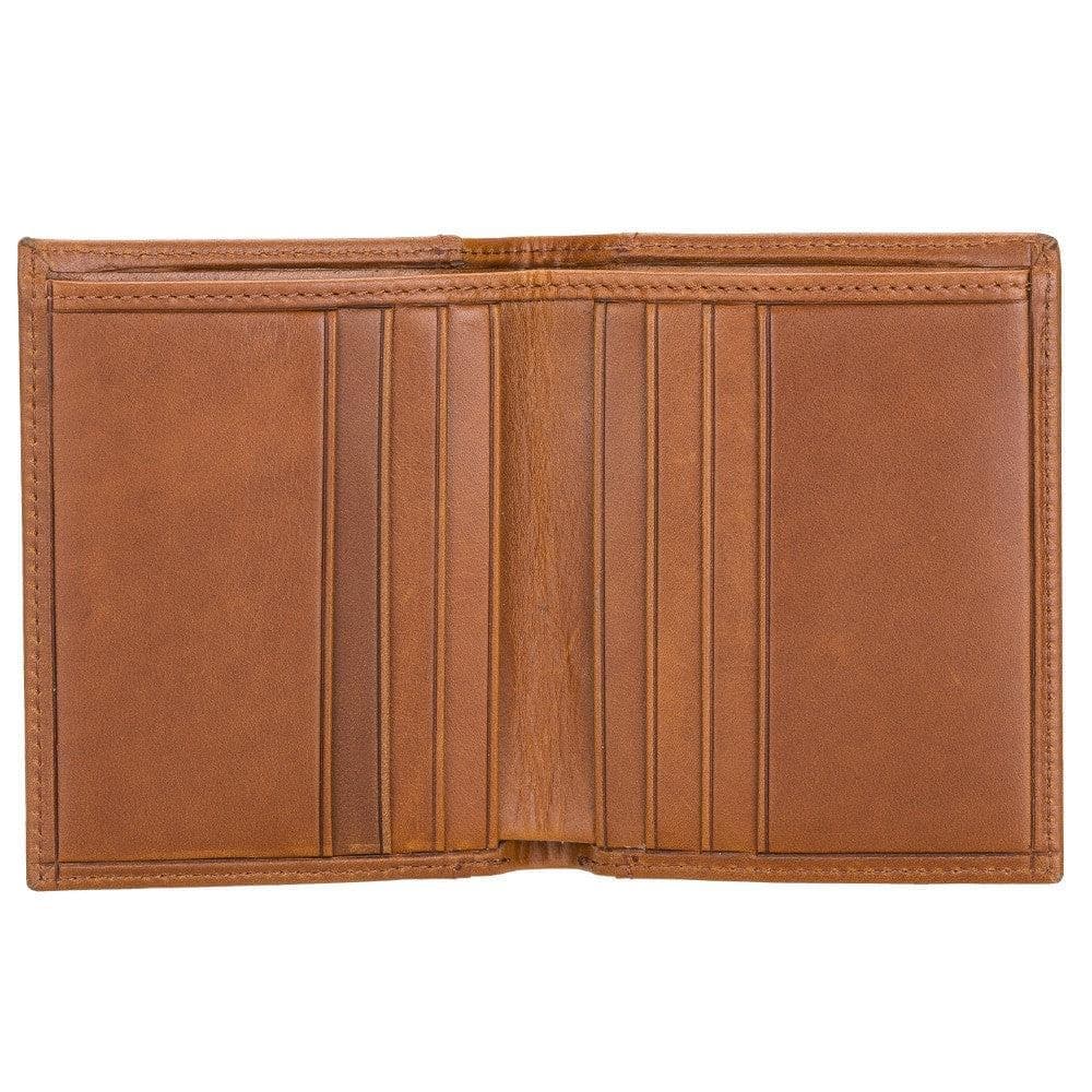 Leather Yetta Card Holder - Brown Brown Bouletta