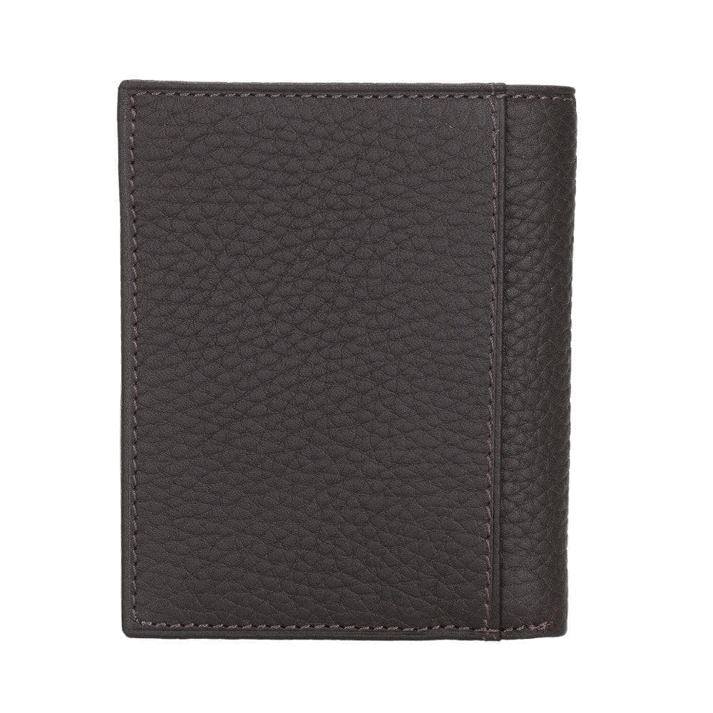 Leather Yetta Card Holder - Brown Brown Bouletta