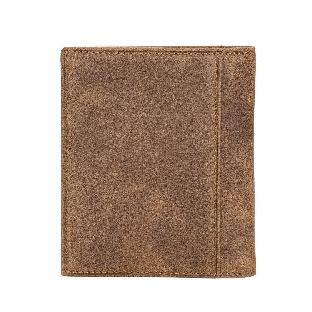 Leather Yetta Card Holder - Floather Brown Floather Brown Bouletta
