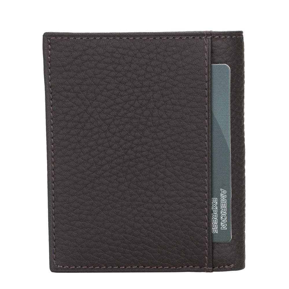 Leather Yetta Card Holder - Floather Brown Floather Brown Bouletta