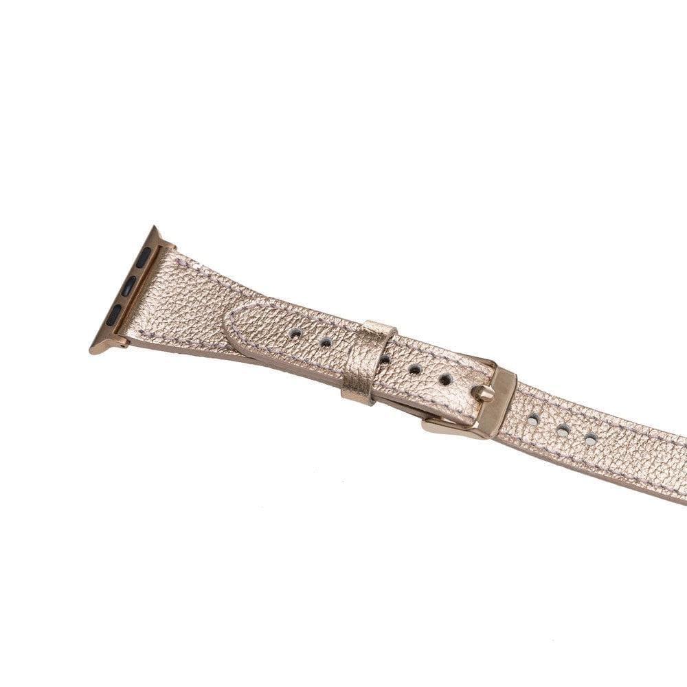 Leeds Double Tour Slim Apple Watch Leather Straps Bouletta