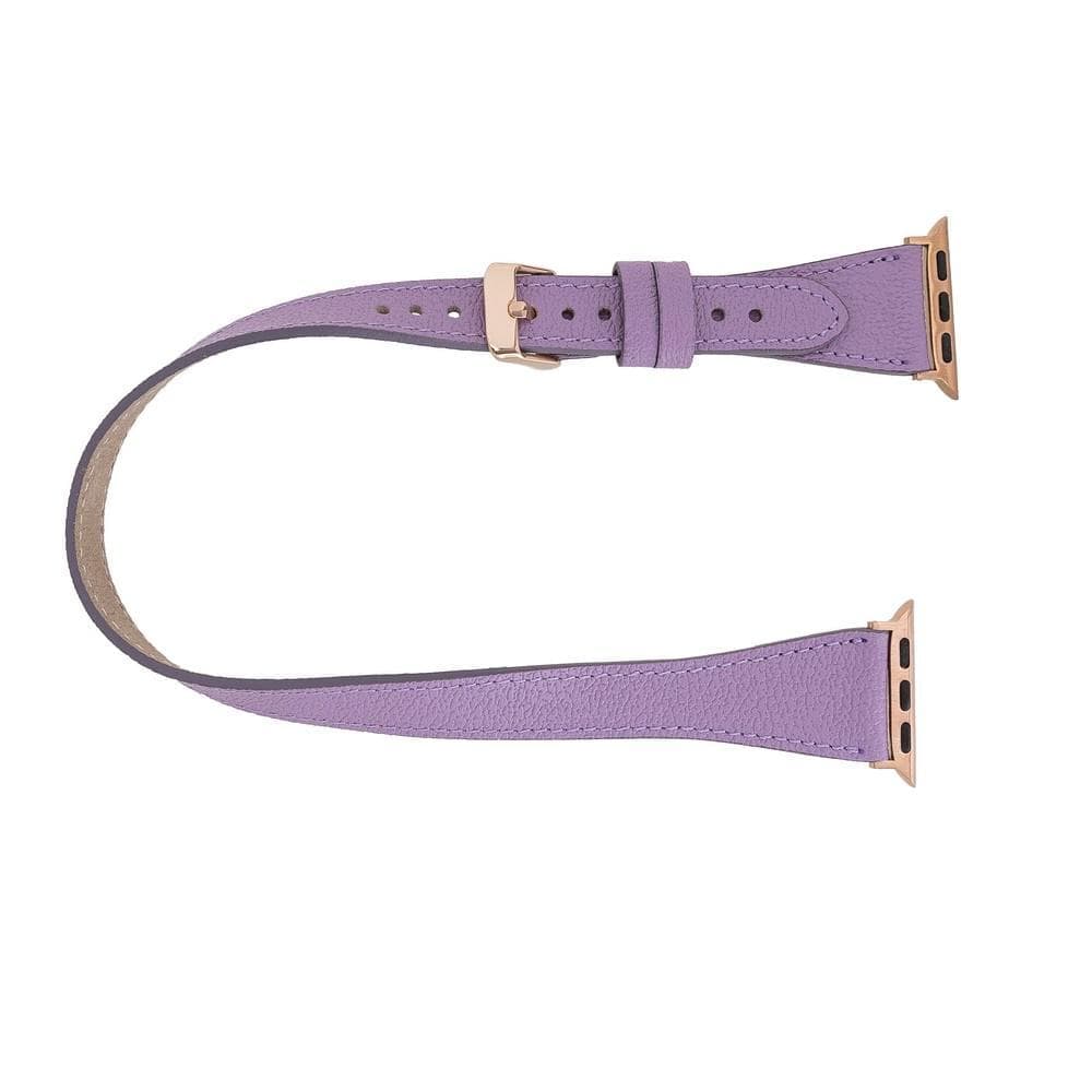 Leeds Double Tour Slim Apple Watch Leather Straps Bouletta