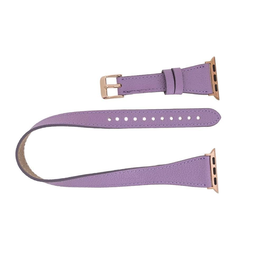 Leeds Double Tour Slim Apple Watch Leather Straps Bouletta