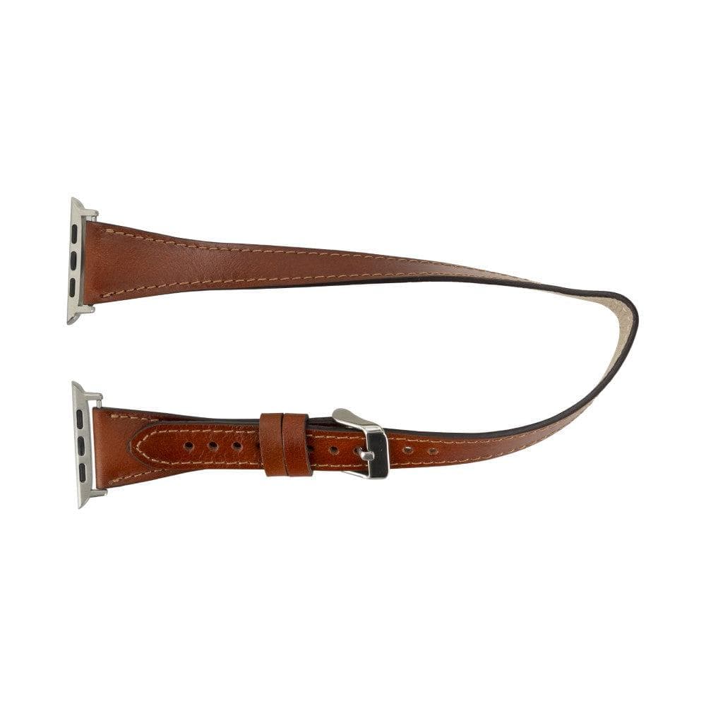 Leeds Double Tour Slim Apple Watch Leather Straps Bouletta