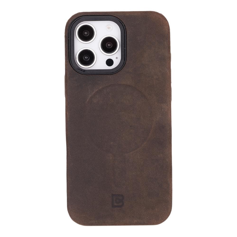 Lexora Leather iPhone 16 Pro Max Case Brown Bouletta