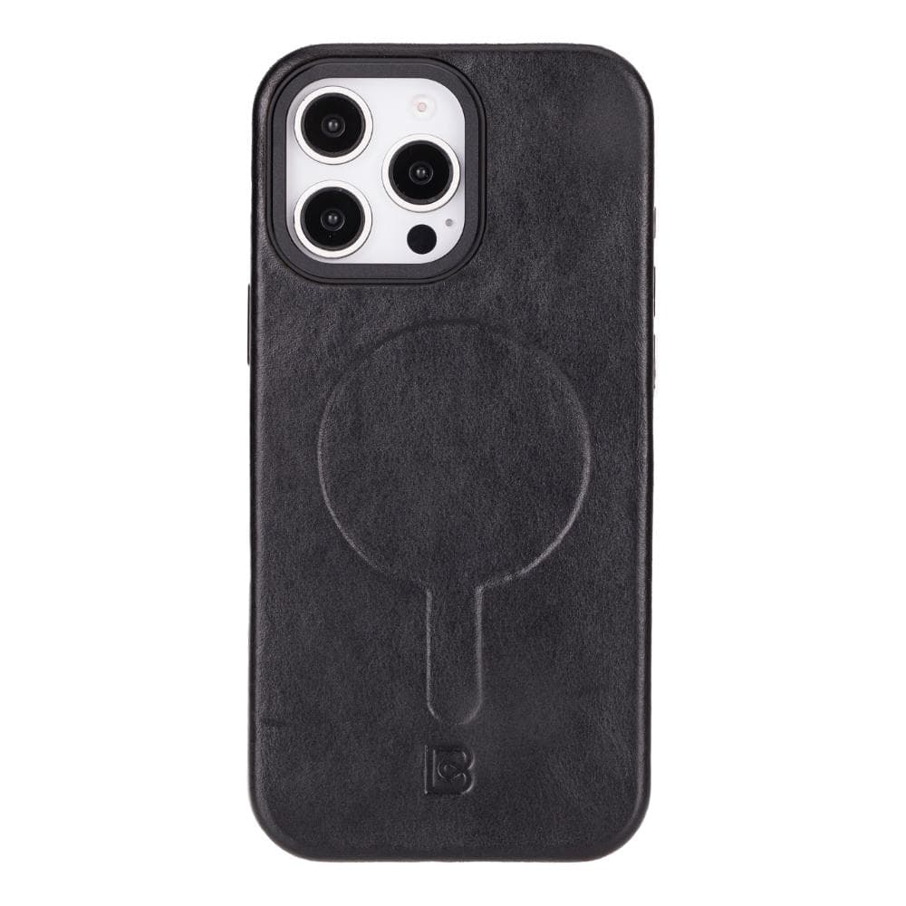 Lexora Leather iPhone 16 Pro Max Case Black Bouletta