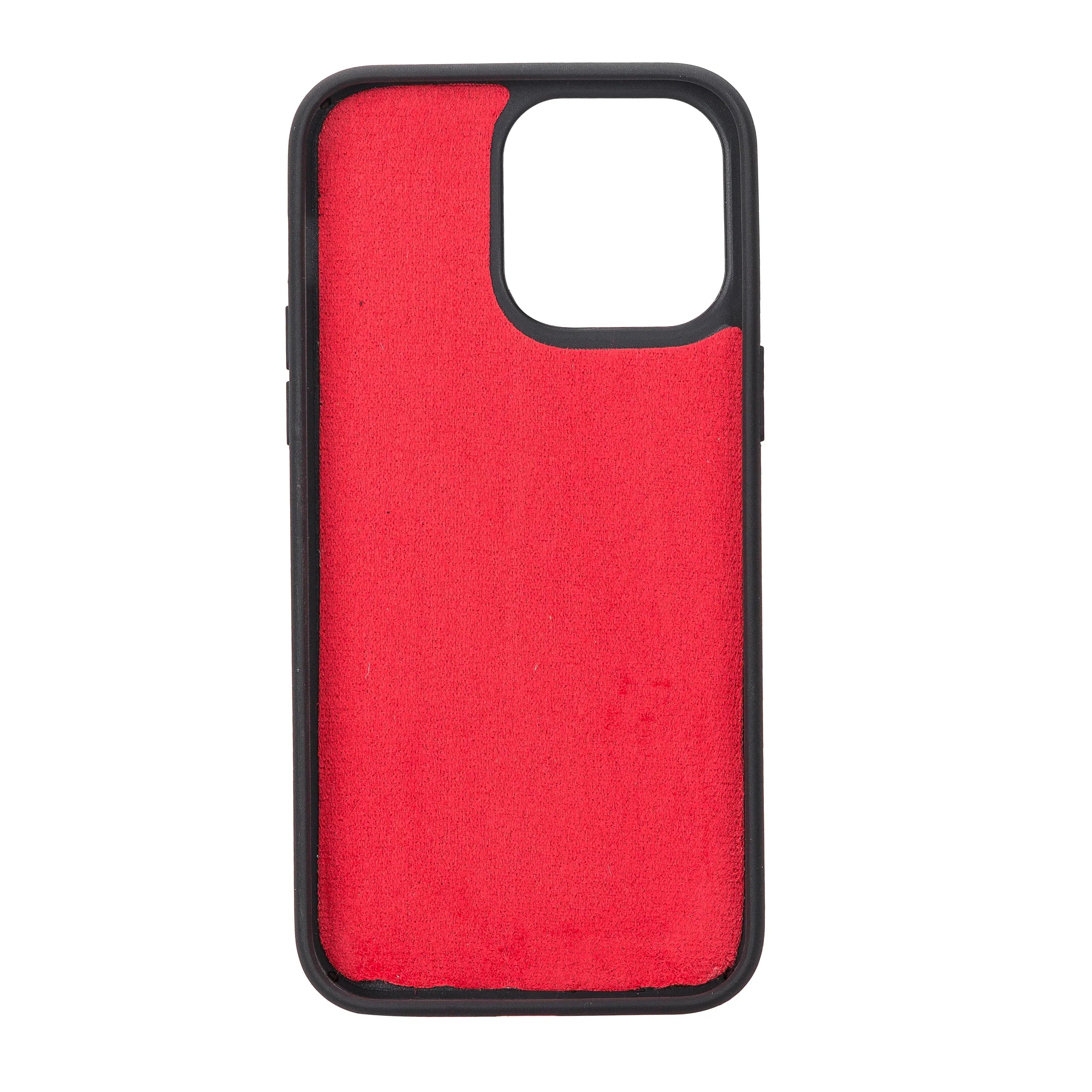 Liluri iPhone 14 Pro Max Detachable Leather Wallet Case Red Bouletta