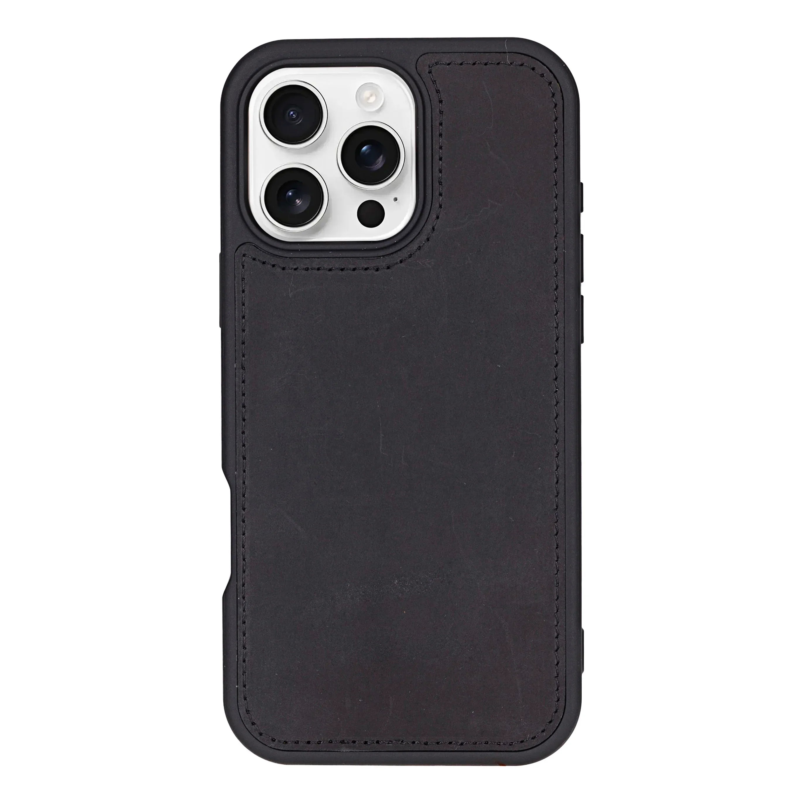 Liluri iPhone 16 Pro Max Detachable Leather Wallet Case Black Bouletta