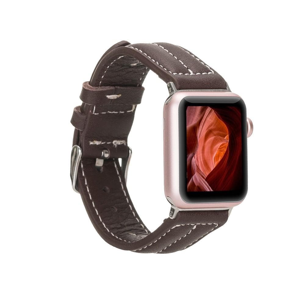 Lincoln Classic Apple Watch Leather Straps Brown-NM3 Bouletta
