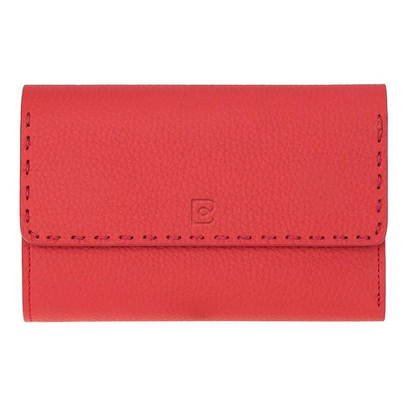 Linea Leather Women's Wallet Pebble Red Bouletta