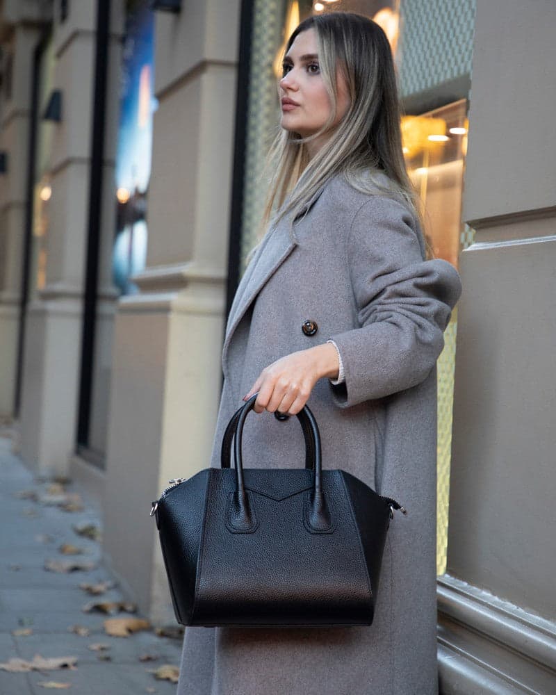 Lorenza Women's Leather Bag, Medium Bouletta