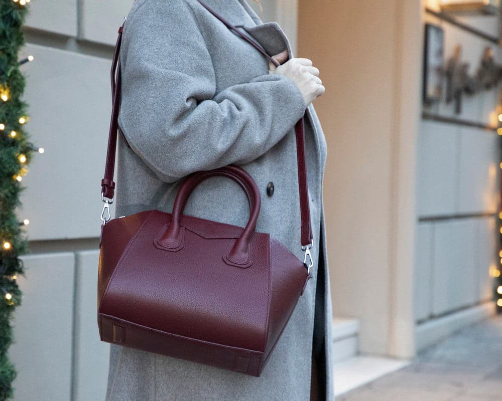 Lorenza Women's Leather Bag, Medium Bouletta