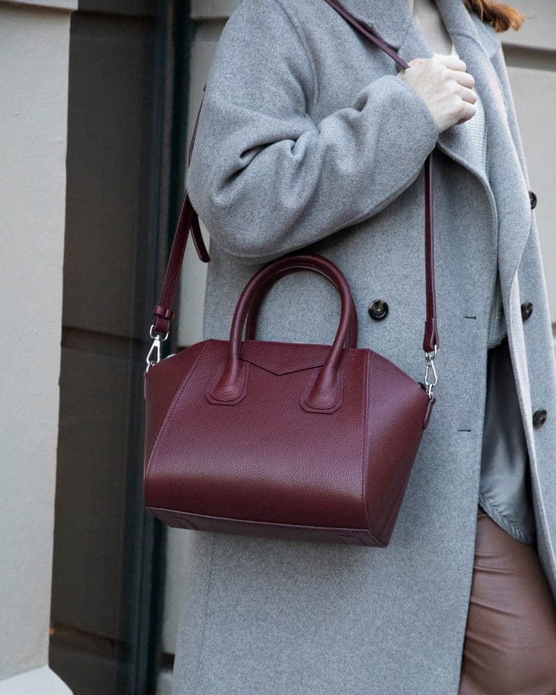 Lorenza Women's Leather Bag, Medium Bouletta