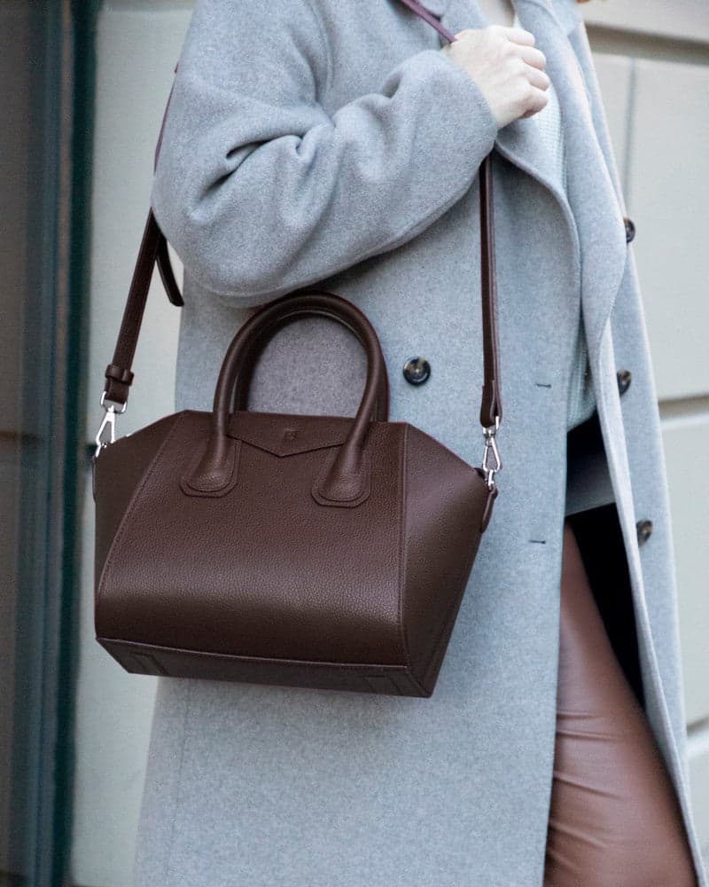 Lorenza Women's Leather Bag, Medium Bouletta