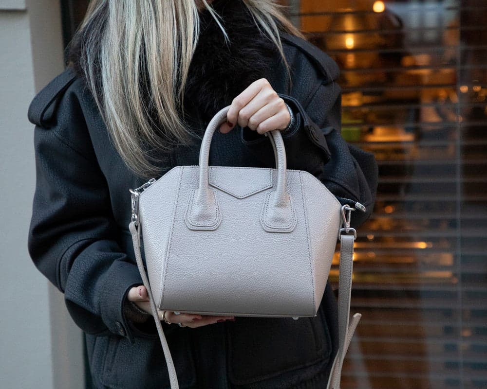 Lorenza Women's Leather Bag, Small Bouletta