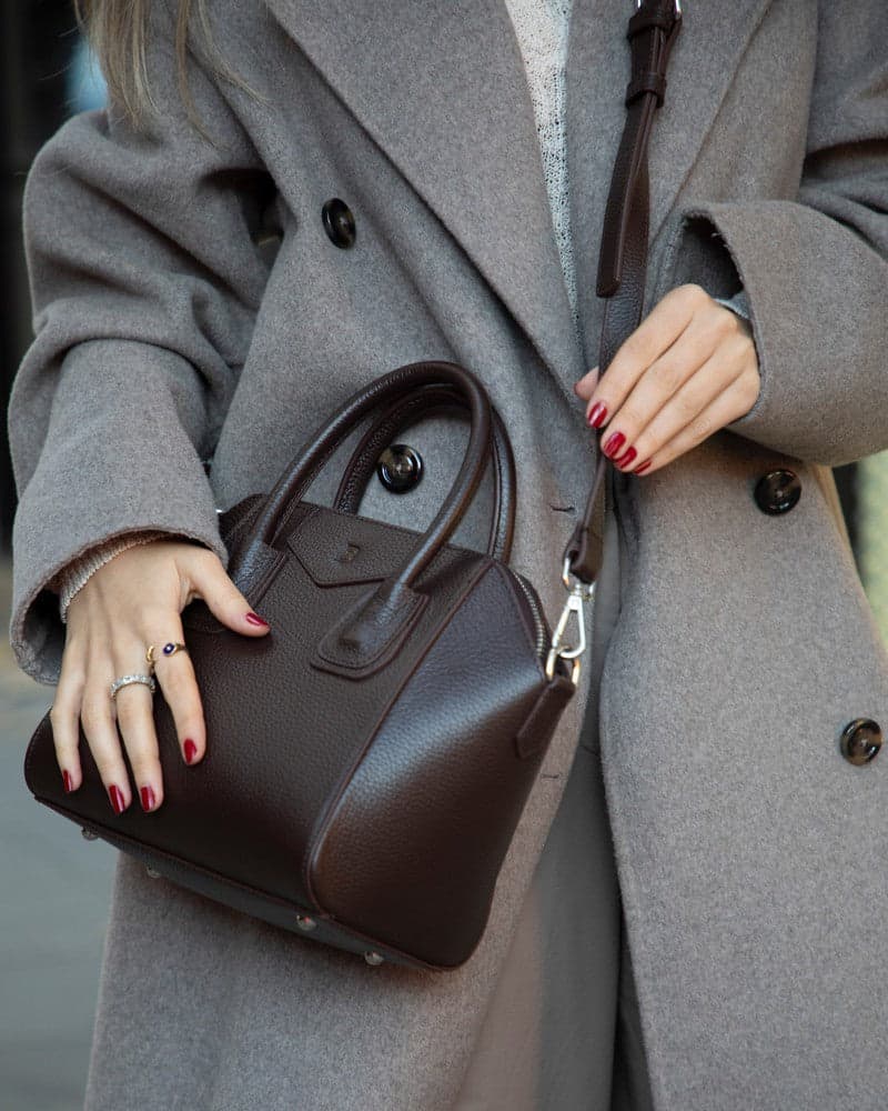 Lorenza Women's Leather Bag, Small Bouletta