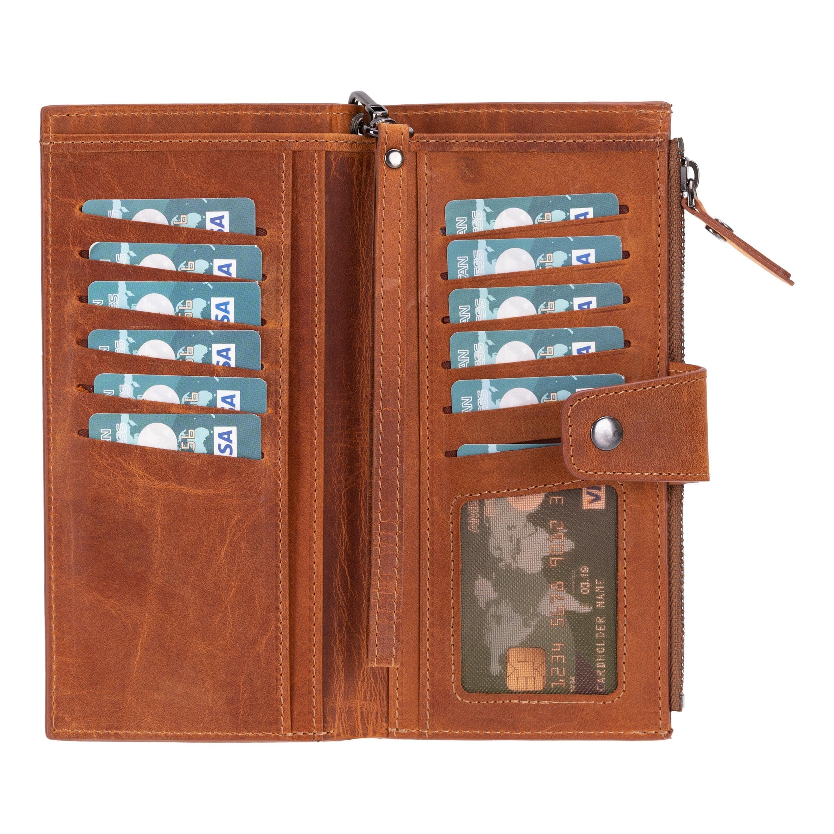 Lozan Hanger Leather Wallet Moccasin Bouletta