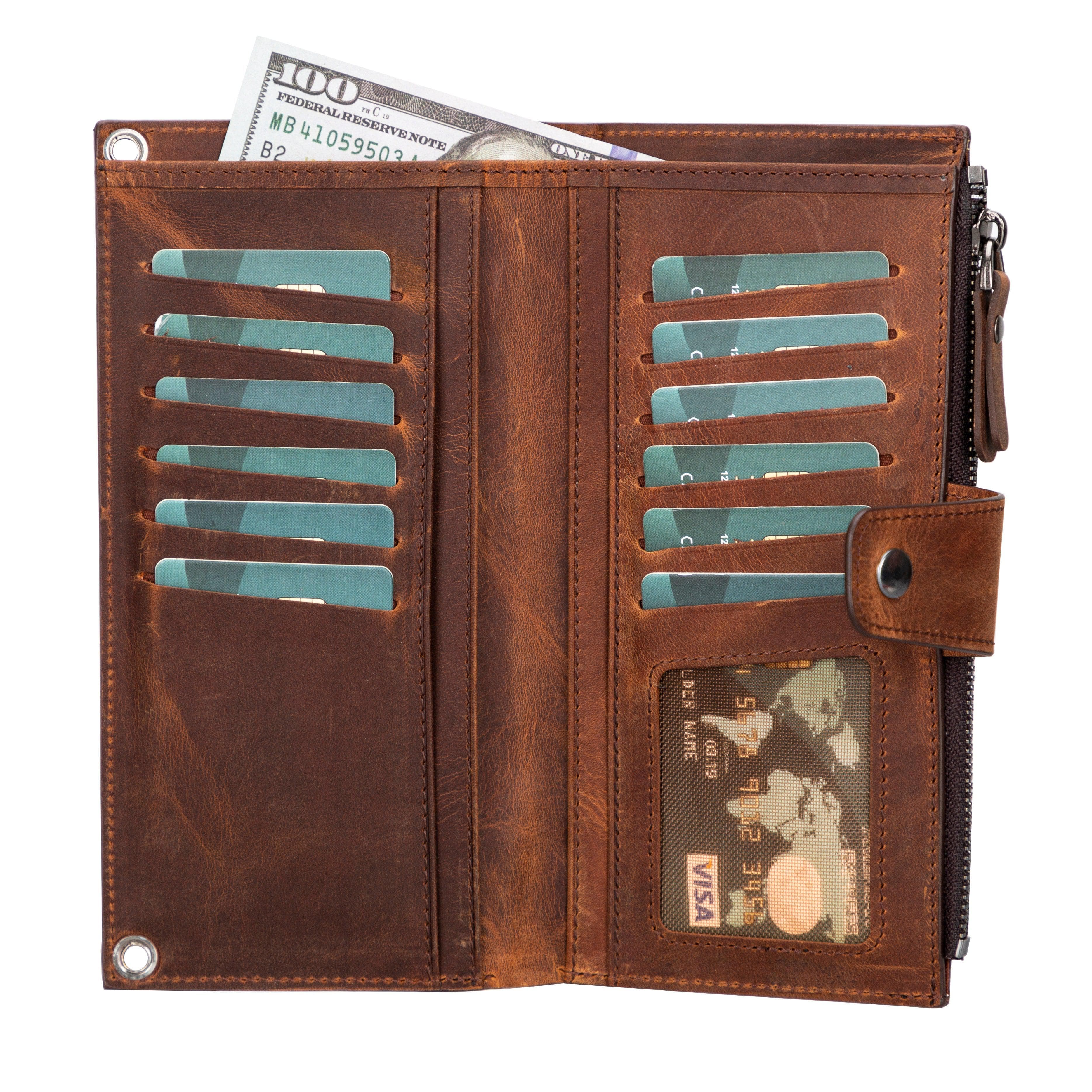 Lozan Strap Leather Wallet Bouletta