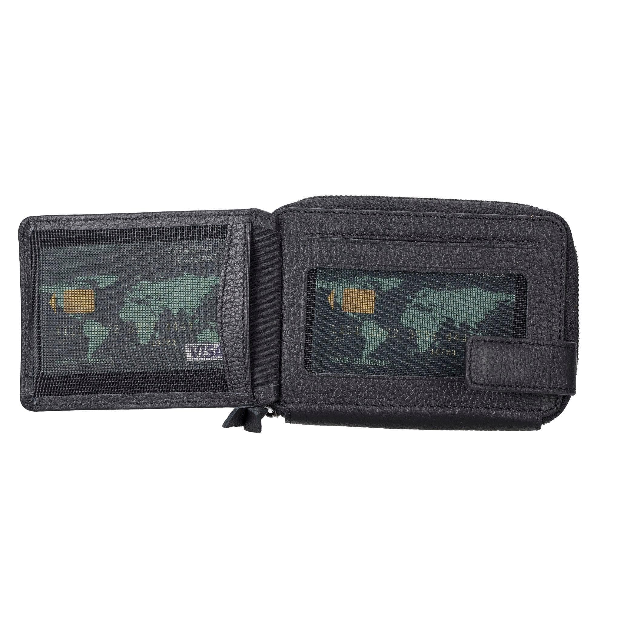 LUGANO WALLET - Antic Brown Antic Brown Bouletta