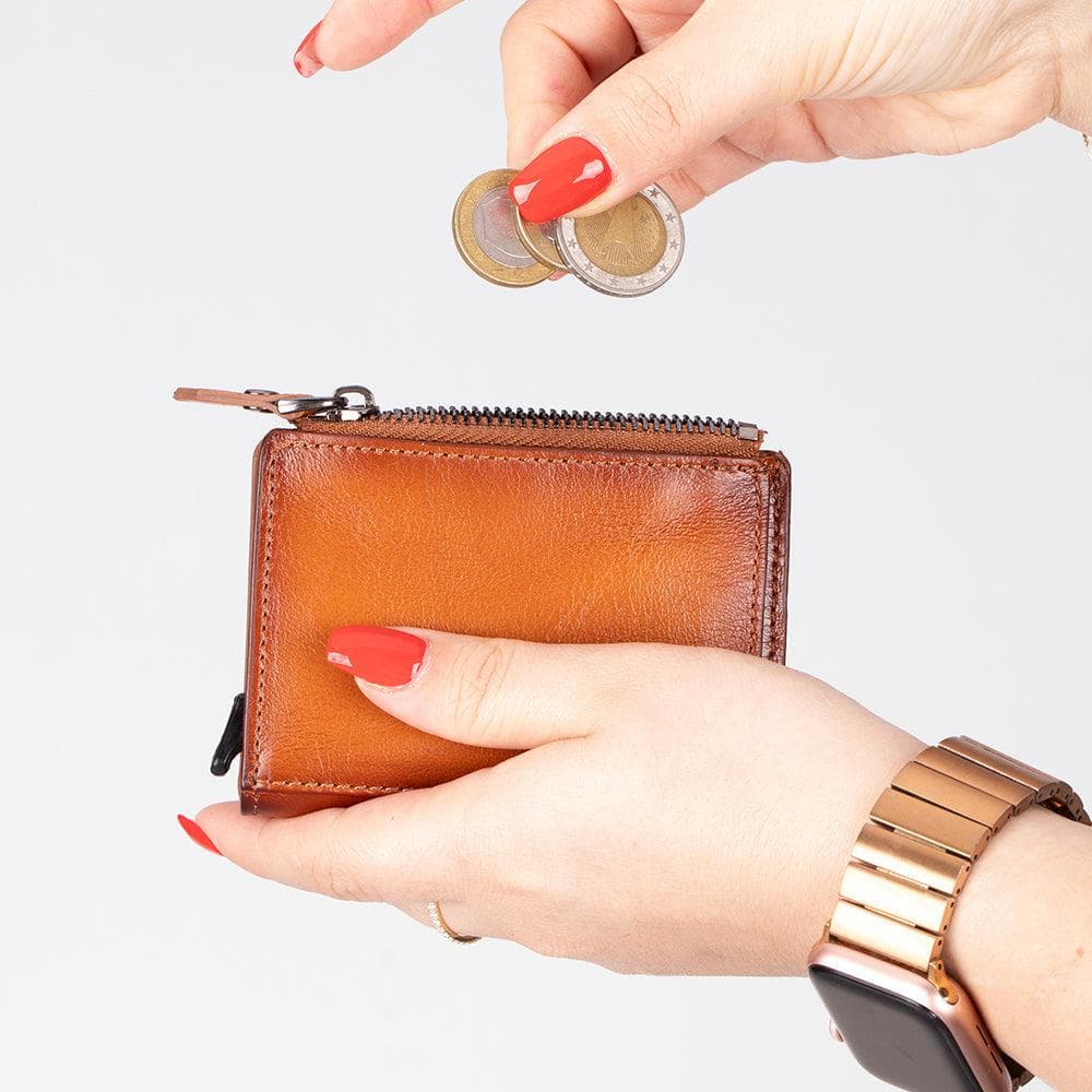 Lumora Leather Pop-up Card Holder Bouletta