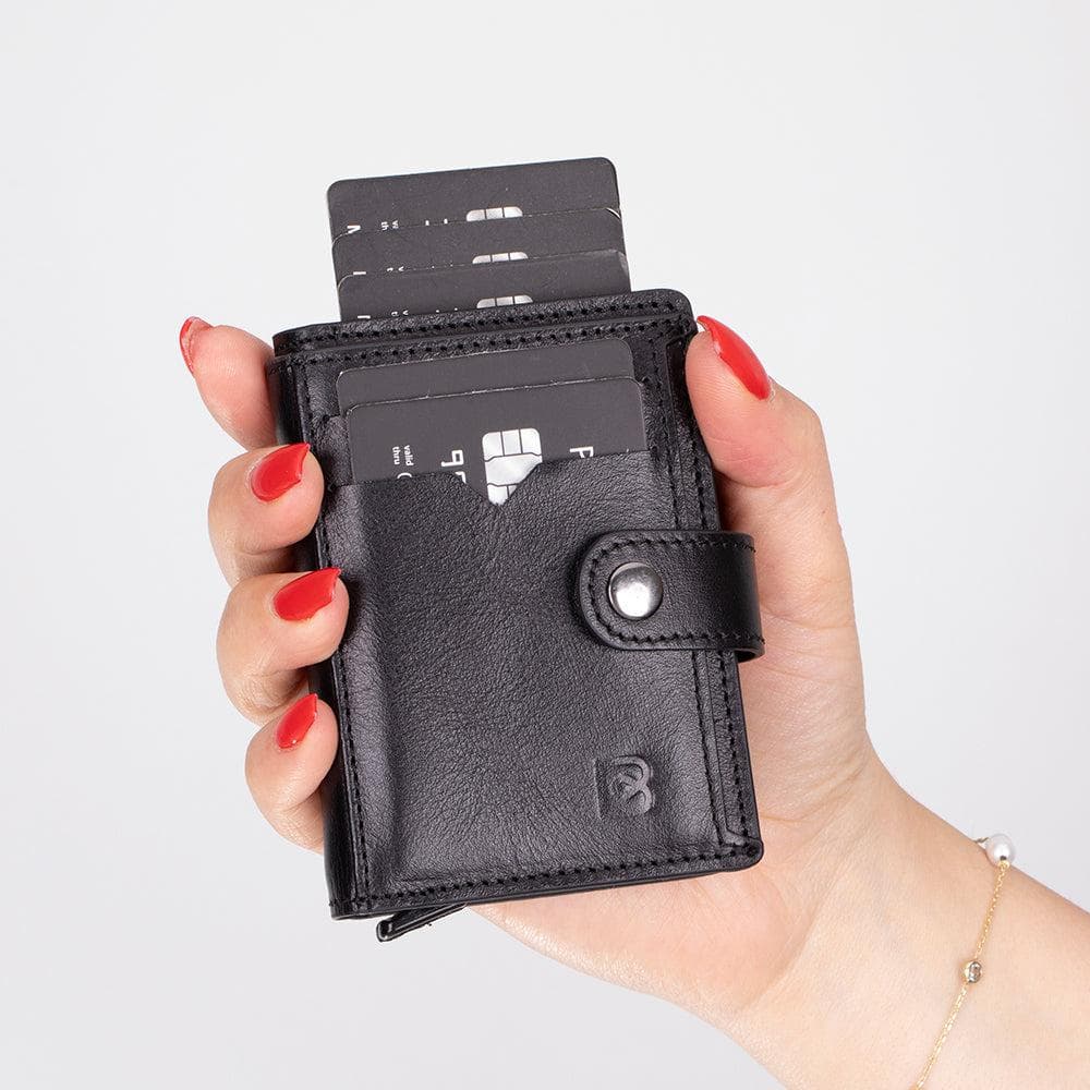Lumora Leather Pop-up Card Holder Bouletta