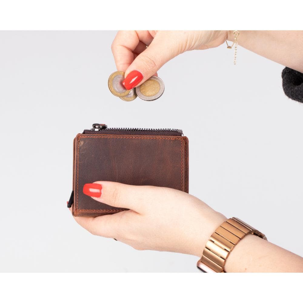 Lumora Leather Pop-up Card Holder Bouletta