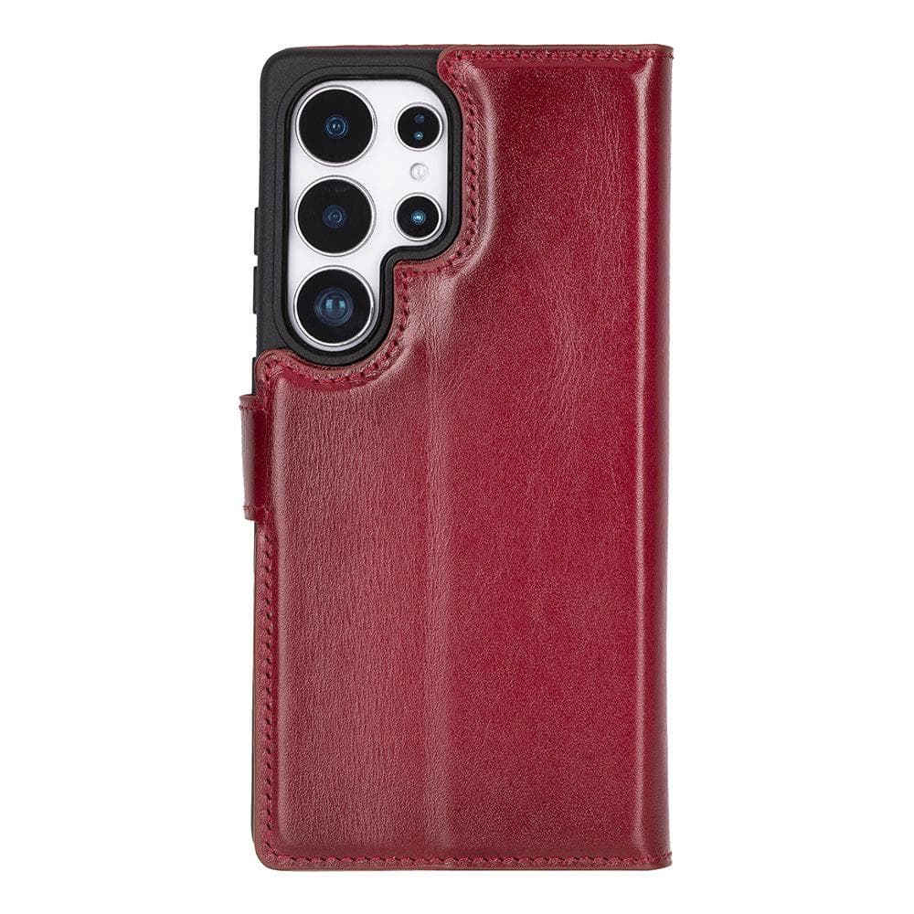 Luxury Handmade Genuine Leather Phone Case for Samsung Galaxy S25 Ultra – Magnetic & Detachable, Unisex Bouletta