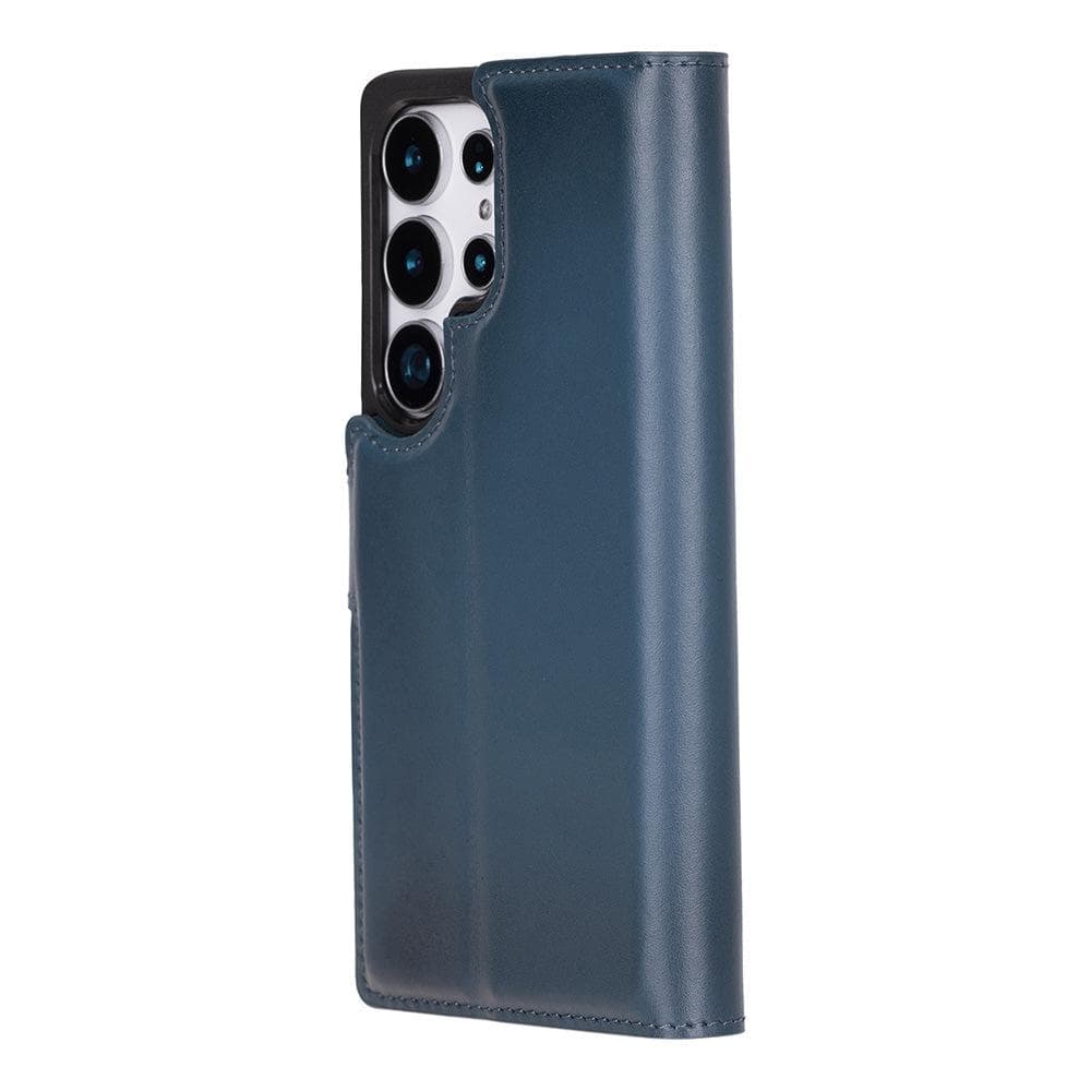 Luxury Handmade Genuine Leather Phone Case for Samsung Galaxy S25 Ultra – Magnetic & Detachable, Unisex Bouletta